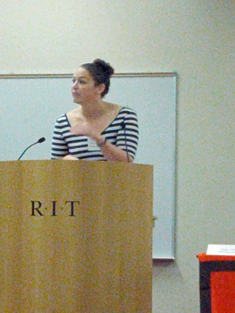 Tenrehte CEO Jennifer Indovina at the 2012 RIT Entrepreneurs Conference