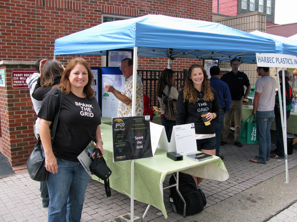 Tenrehte CEO Jennifer Indovina and Yvette Indovina showing PICOwatt® at Greentopia 2012