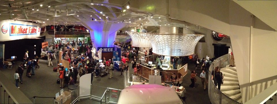 Tenrehte CEO Jennifer Indovina and Senior Engineer Carlos Barrios at World Maker Faire New York 2012