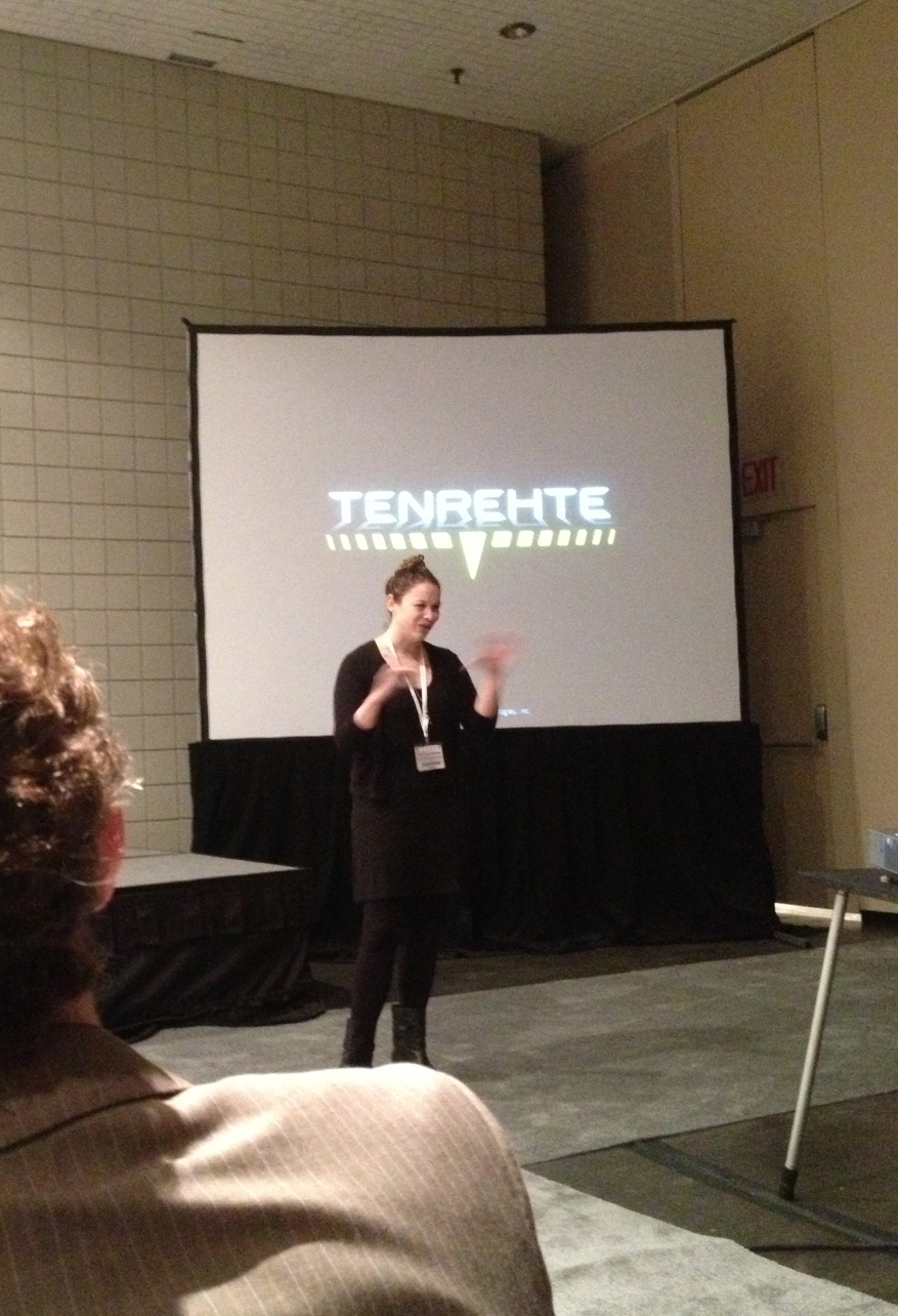 Tenrehte CEO Jennifer Indovina at the 2013 Advanced Energy Conference